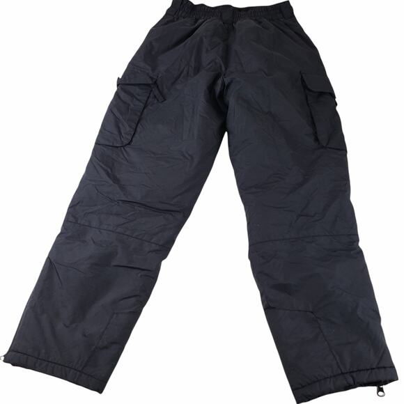 Skigear Pants Snow Youth Unisex Medium Winter Black Warm Comfort Pockets - Picture 1 of 5